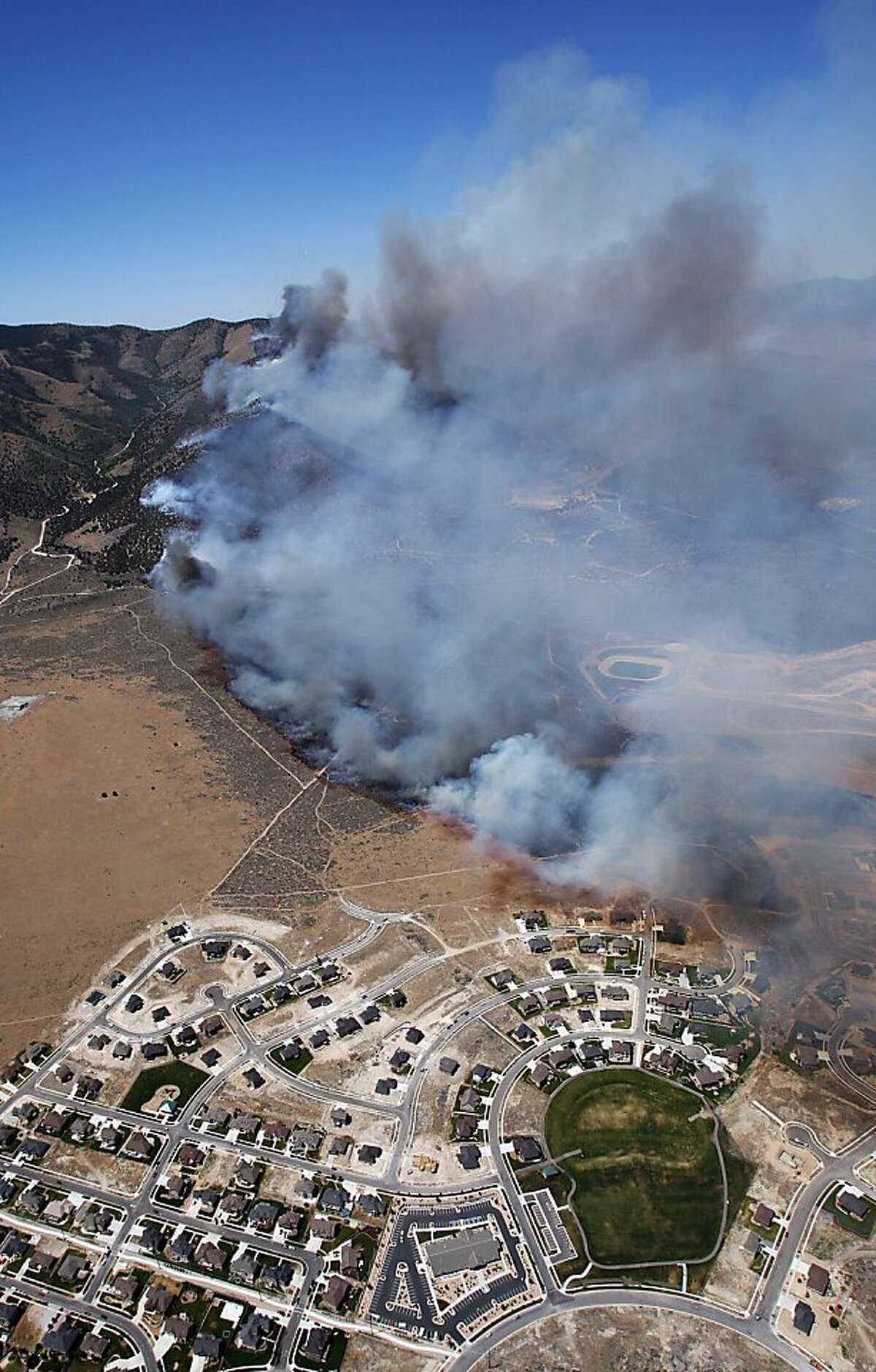 Evacuation ordered in Utah as fire threatens homes