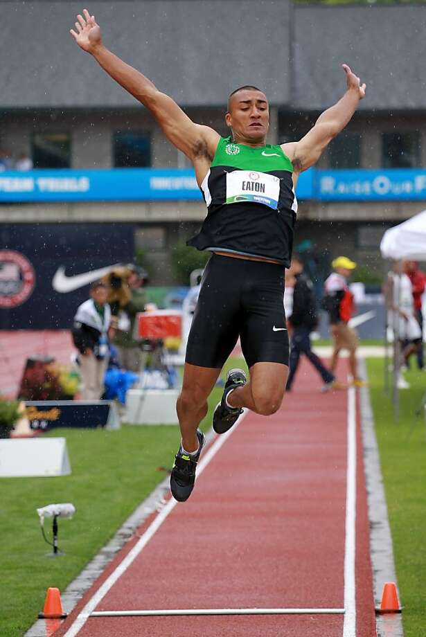 American Ashton Eaton sets decathlon record SFGate