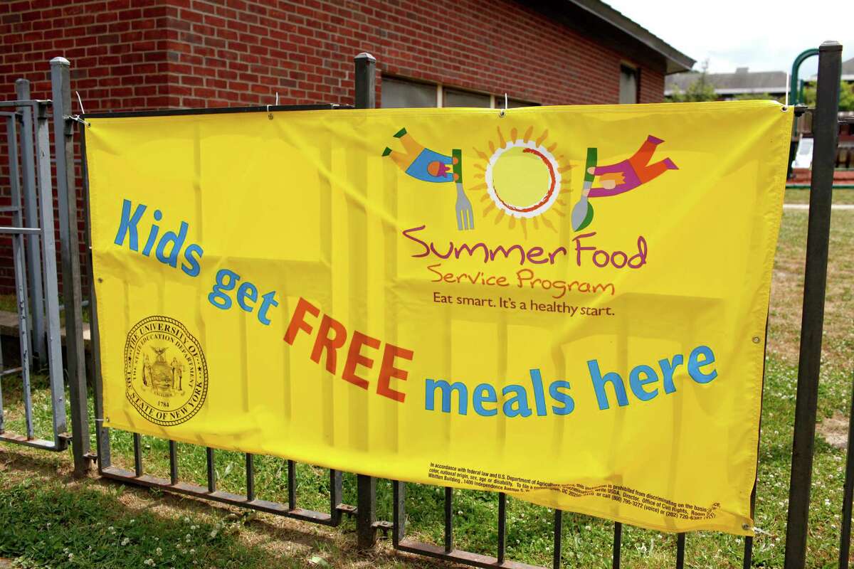 The first day of the Schenectady Inner City Ministry's summer lunch program for kids started at the Yates Community Center, Monday, June 25, 2012. (Dan Little/ Special to the Times Union)