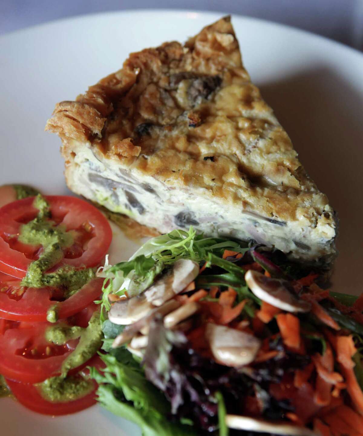 The Quiche Lorraine at Frederick's Bistro is called exceptional.
