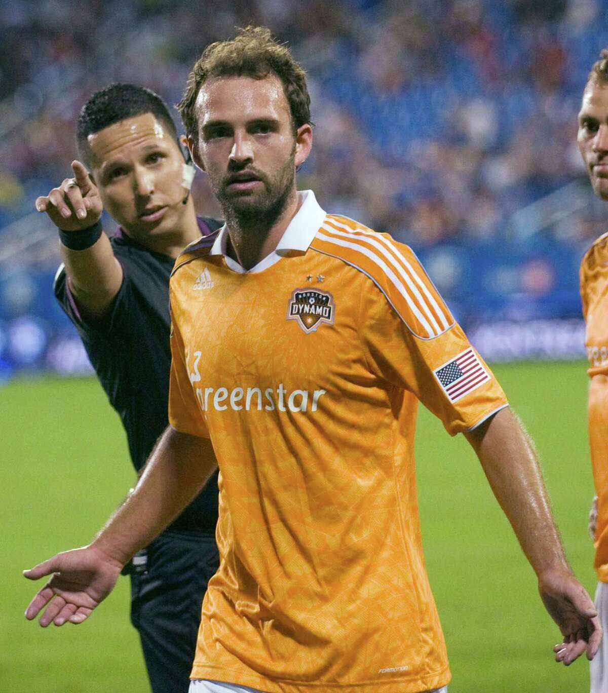 Adam Moffat, who was sent off in the 73rd minute against Montreal, is at a loss to explain the Dynamo's recent defensive woes.