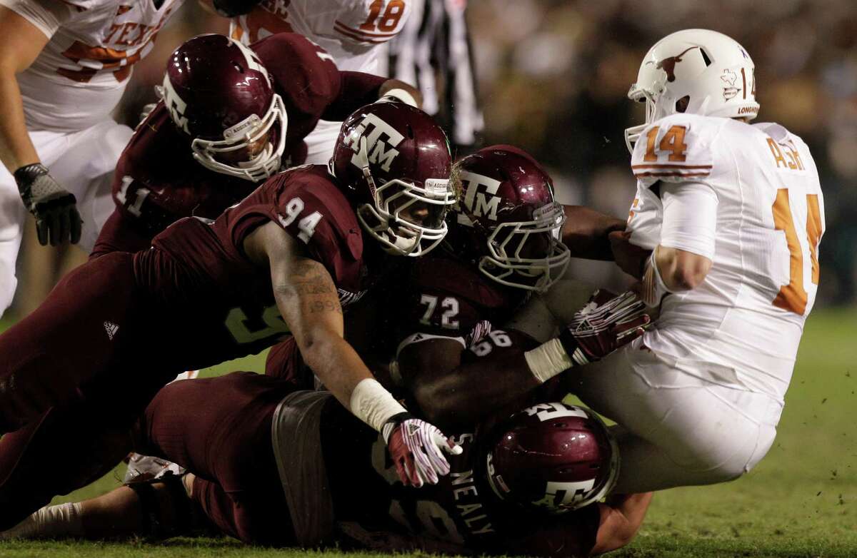 Texas and Texas A&M haven't butted heads on the gridiron since both were Big 12 members in 2011. The following season, the Aggies left for the Southeastern Conference.