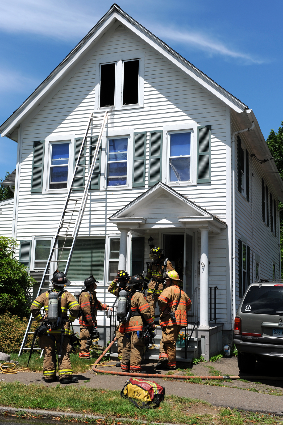 Two injured in Milford house fire