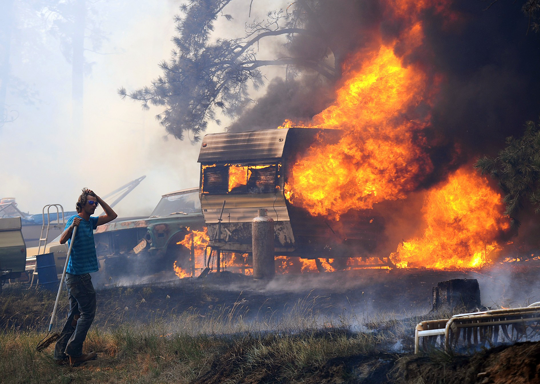 Пожары на западе. Американские Лесные пожарные. Save from Fire.