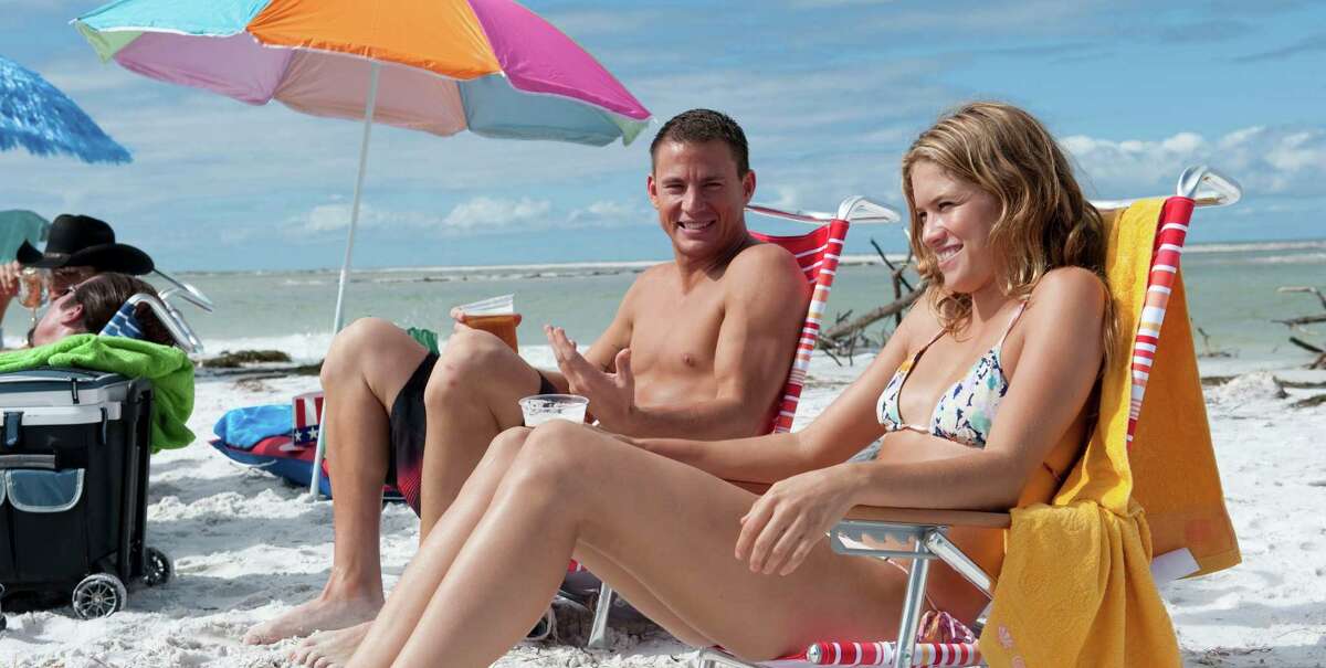 Mike (Channing Tatum) turns on the charm during a trip to the beach with Brooke (Cody Horn).