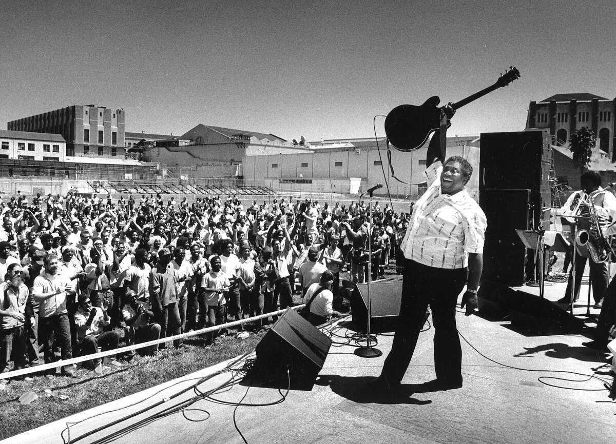May 25, 1986: Blues great B.B. King performs at San Quentin. King returned four years later and recorded his "Live at San Quentin" album.