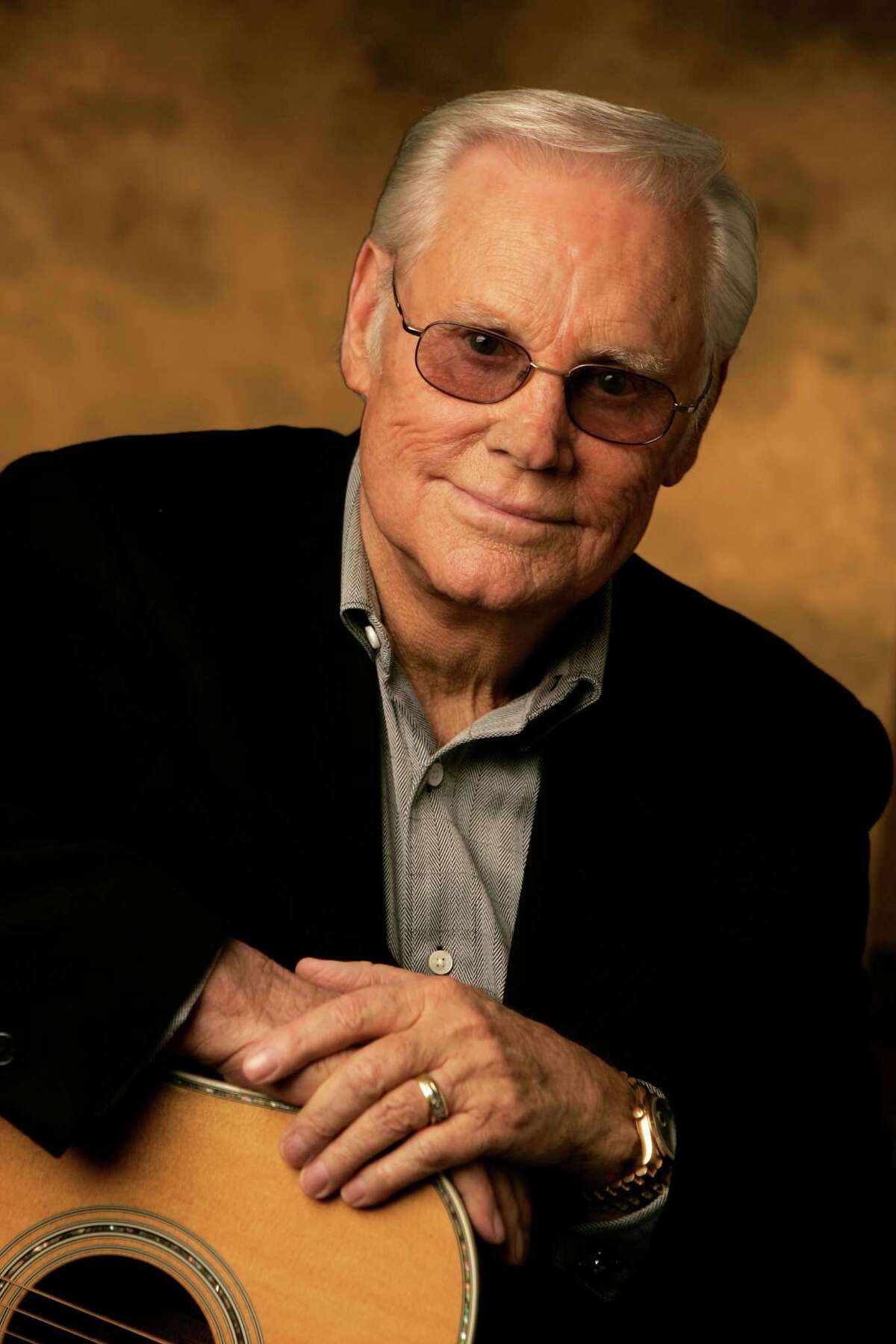 George Jones is shown in Nashville, Tenn., Jan. 10, 2007. At 75, Jones says he has a lot to look back on and a lot to celebrate, including a recent album with fellow country legend Merle Haggard. (AP Photo/Mark Humphrey)