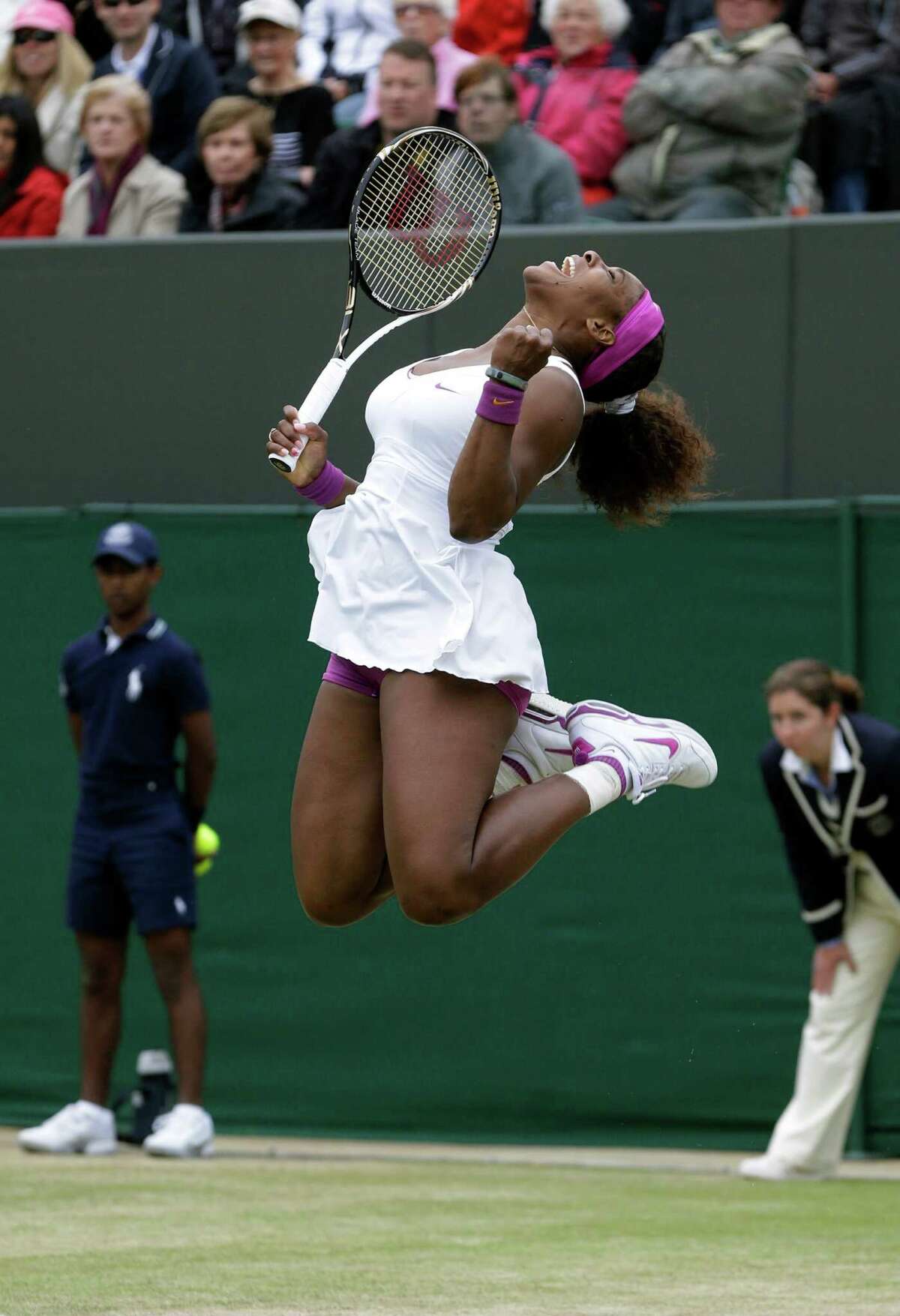 Serena Williams, who hasn't won a Grand Slam title since 2010, could collect her 14th with a victory today.