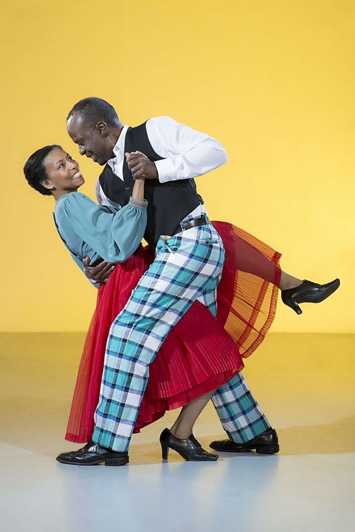 Margo Hall and L. Peter Callender in "Spunk," three stories by Zora Neale Hurston directed by Patricia McGregor and choreographed by Paloma McGregor. Photo by Kevin Berne.
