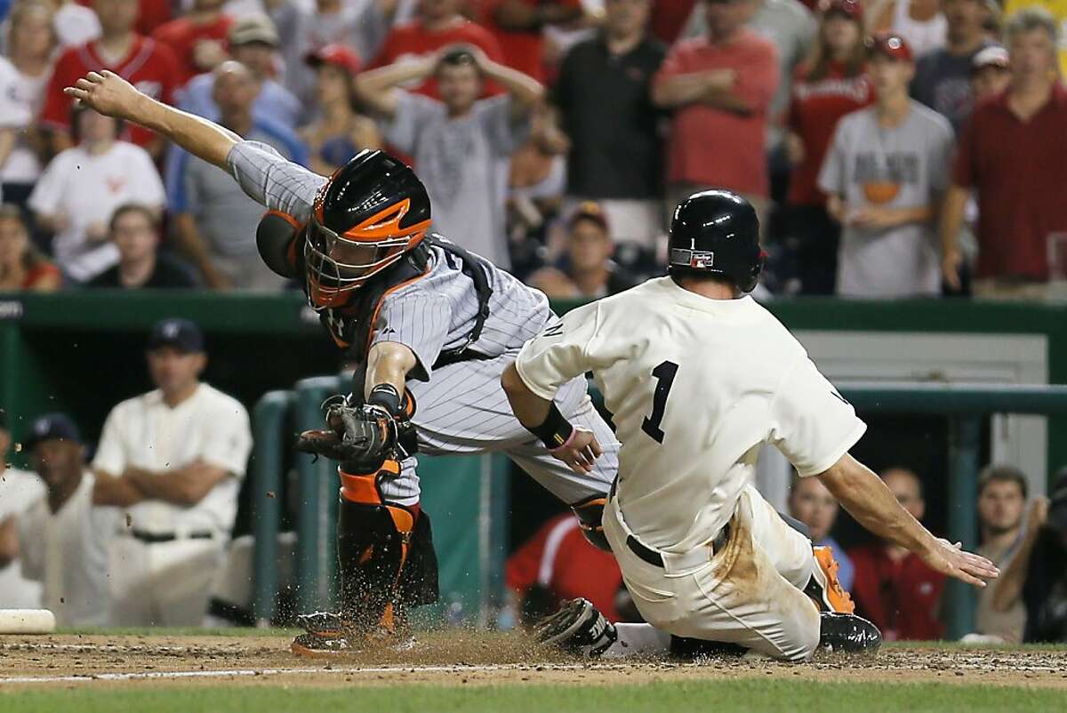 Giants lose in 9th inning, 65 to Nationals