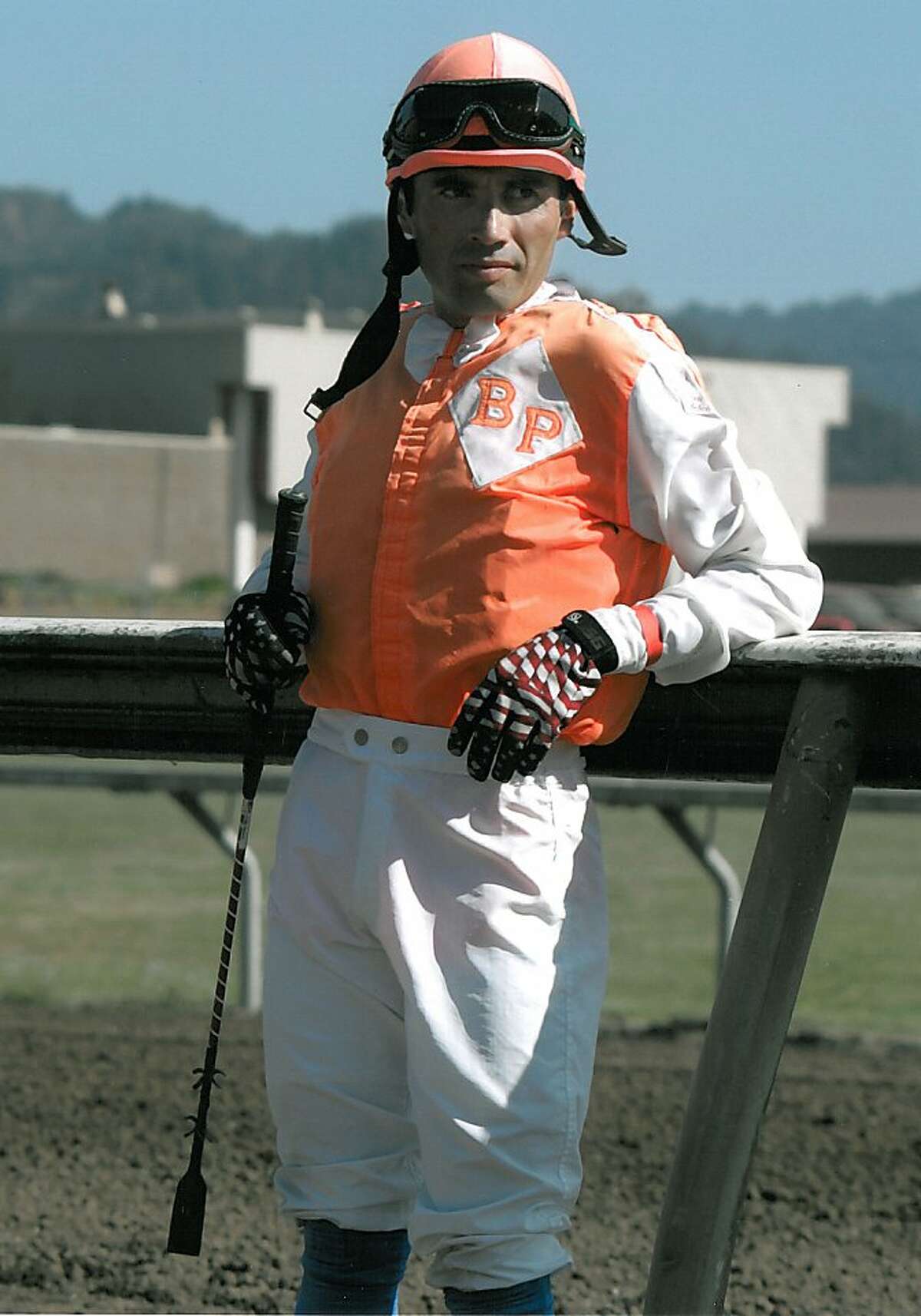 Jockey Jorge Herrera died after he was thrown from race horse Morito during a race at the Alameda County Fairgrounds in Pleasanton, Calif. on Thursday, July 5, 2012.