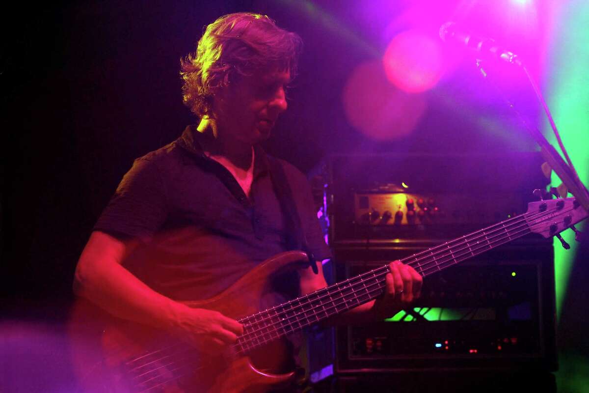Mike Gordon, bassist and vocalist for the band Phish, performs at the Saratoga Performing Arts Center Friday night, July 6, 2012 in Saratoga Springs, N.Y. (Dan Little/Special to the Times Union)