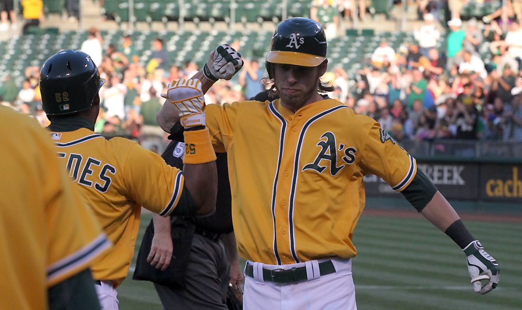 Matt Stairs of the Oakland Athletics poses for a photo portrait on News  Photo - Getty Images