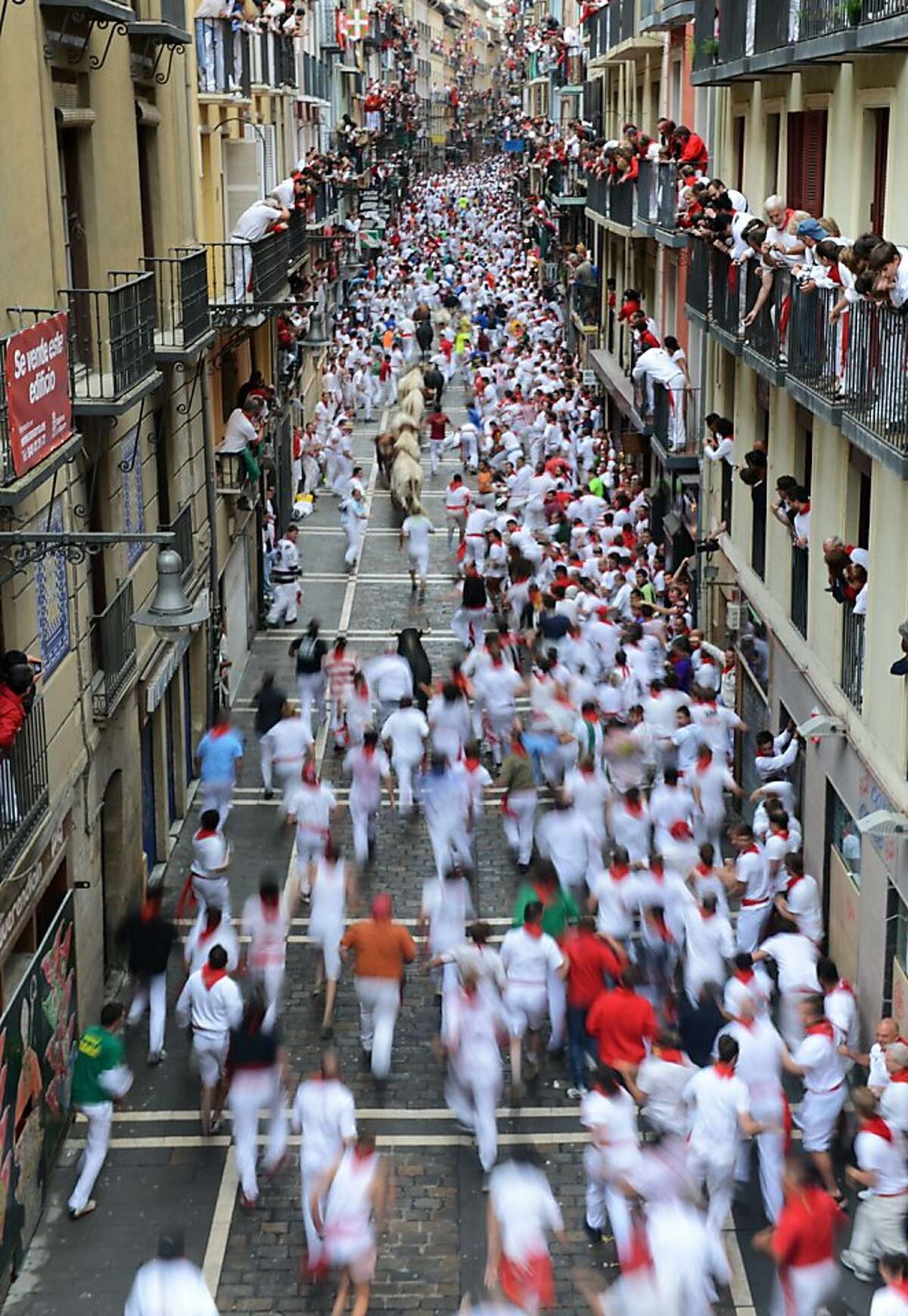 Running of the bulls continues