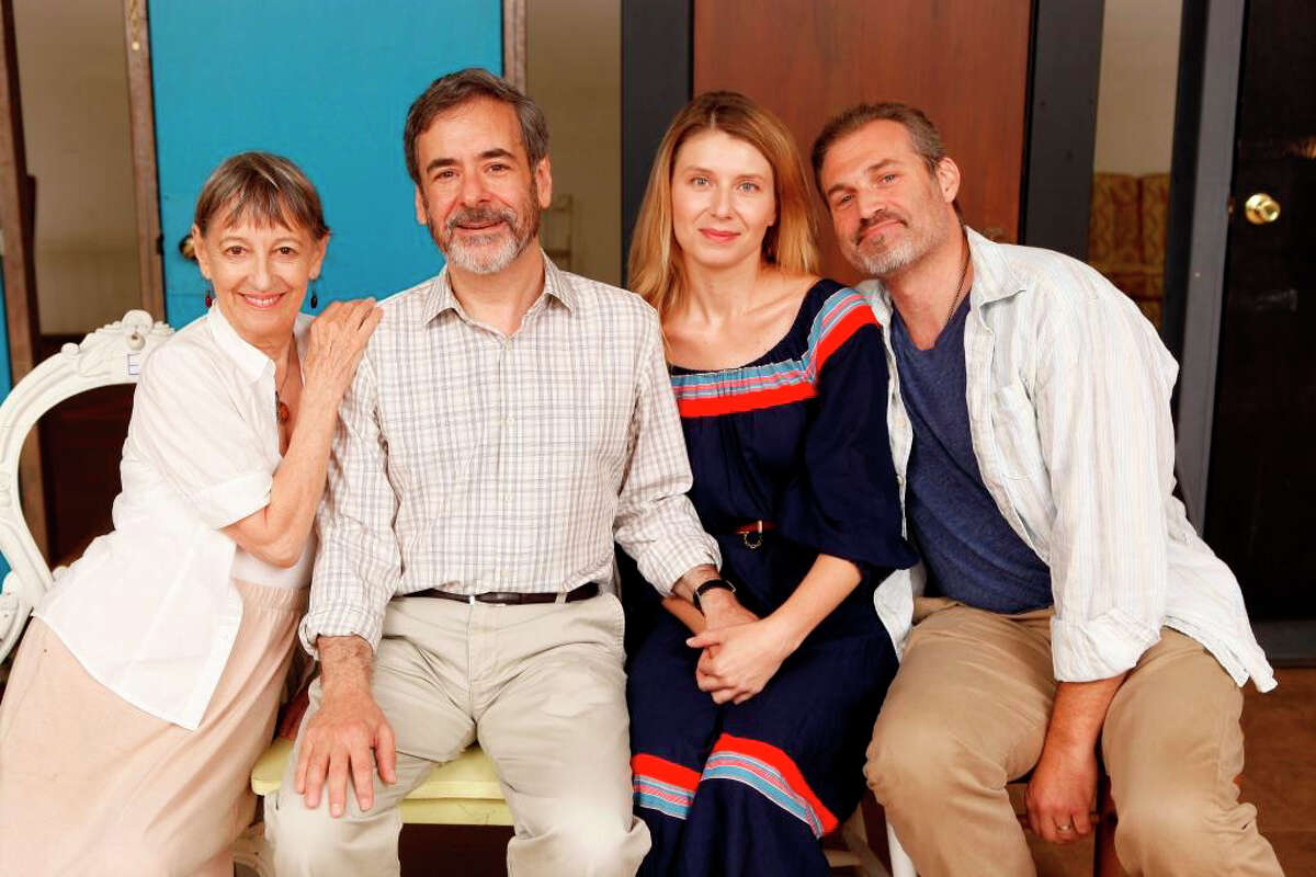 The cast of "Tartuffe" at the Westport Country Playhouse includes (left to right) Patricia Connolly, Mark Nelson, Nadia Bowers and Marc Kudisch. The show is set to run through Aug. 4.