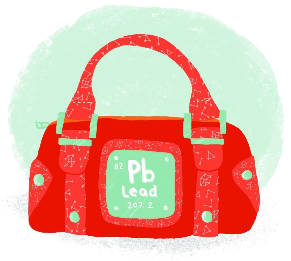 Louis Vuitton Bag, c. 2001: 258 ppm Arsenic + 5,943 ppm Lead. 90 ppm is  unsafe. Does your child play with yours?