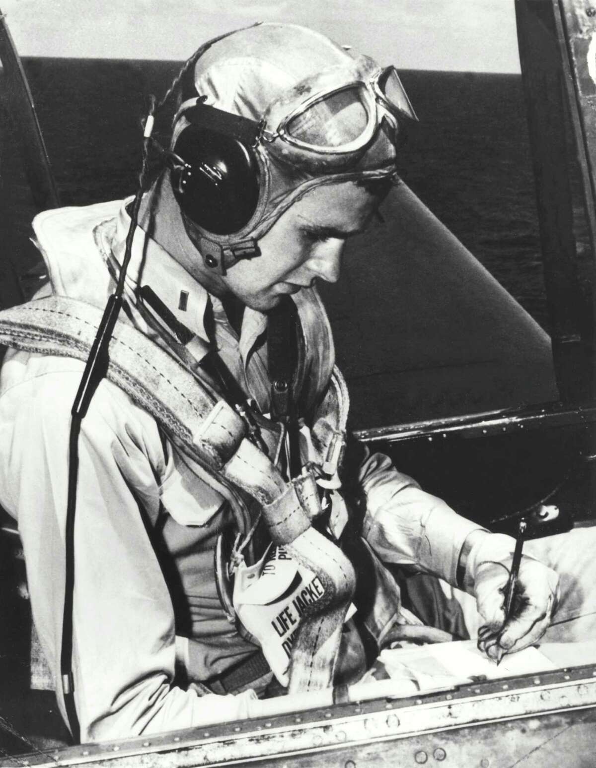 Perhaps the most famous member of the Connecticut Veterans Hall of Fame, Greenwich native and 41st U.S. President George Herbert Walker Bush is pictured in the cockpit of his TBM Avenger during the World War II. After his time as a Naval aviator, Bush graduated from Yale with a degree in economics in 1948, and served as a U.S. congressman for Texas, a UN ambassador, and a special envoy to China before being elected president in 1988.