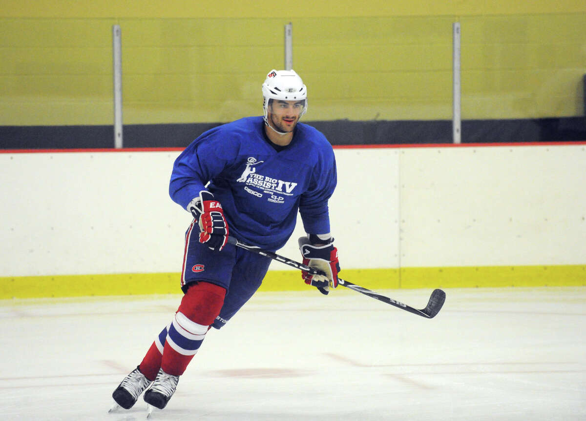 Max Pacioretty on the ice during the Big Assist IV ice hockey exhibition game to benefit the Obie Harrington-Howes Foundation at Terry Conners Ice Rink in Stamford, Conn., July 11, 2012.