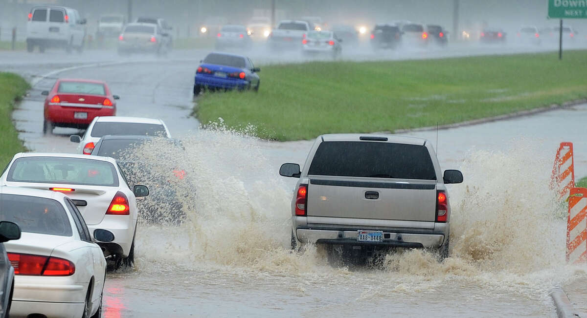 Beaumont swells with rainwater