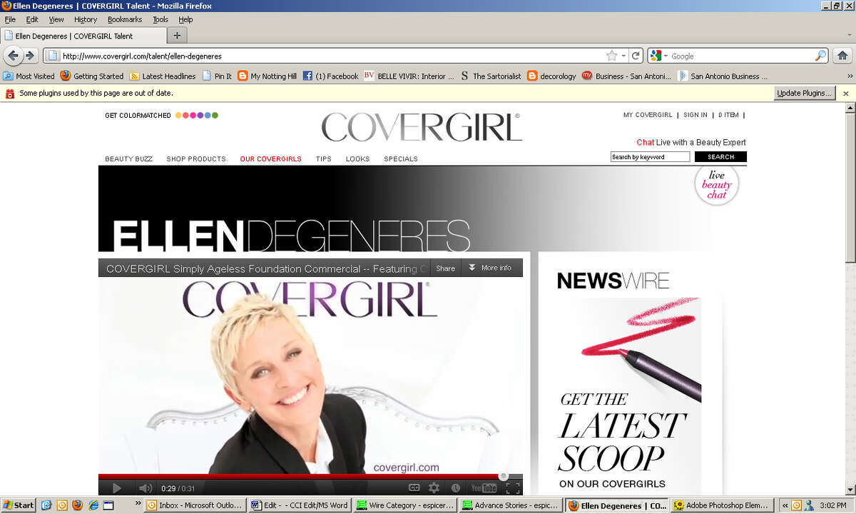 Increasingly, companies are booking older models to court older consumers. Ellen Degeneres for Cover Girl.