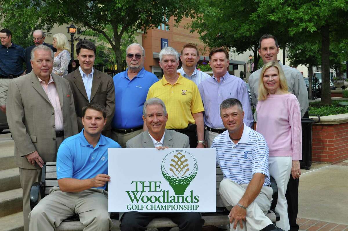 In front, from left, are Roland Thatcher (honorary chair), Terry Brown and Randy Lance (2011 champion). In back are Bill Langley, Brian Petrauskas, Jim Blair, Doug Culpon, Eric Dupoy, Andrew Whitacre, John Schoenbeck, and Dr. Ann Snyder.
