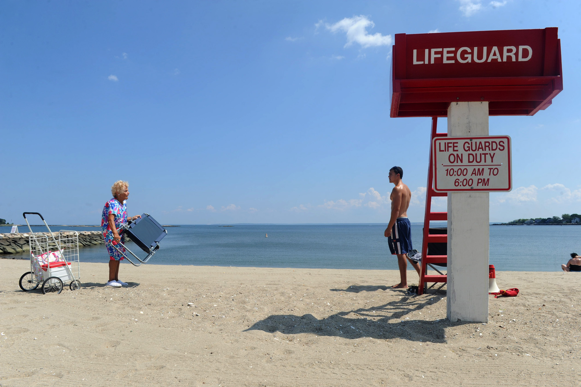 The Dart Stamford's 'lively' beach