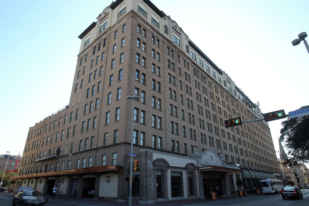 The St. Anthony Hotel at 300 E. Travis St.