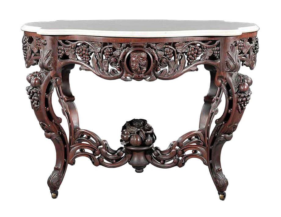 Belter Made Best Late Victorian Furniture Connecticut Post This Table Sold At A Neal Auction In New Orleans April 2017 For 27 060