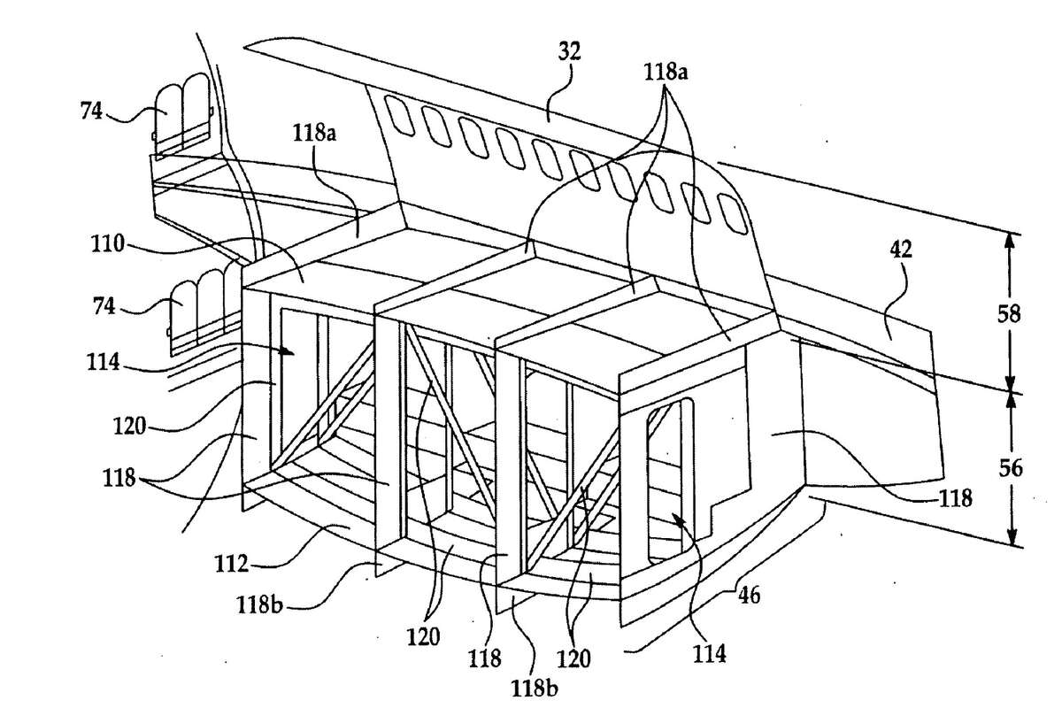 Boeing patents design for double-decker, mid-wing jet