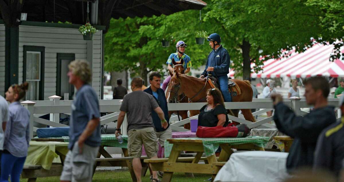 Fans break out of gate at race course