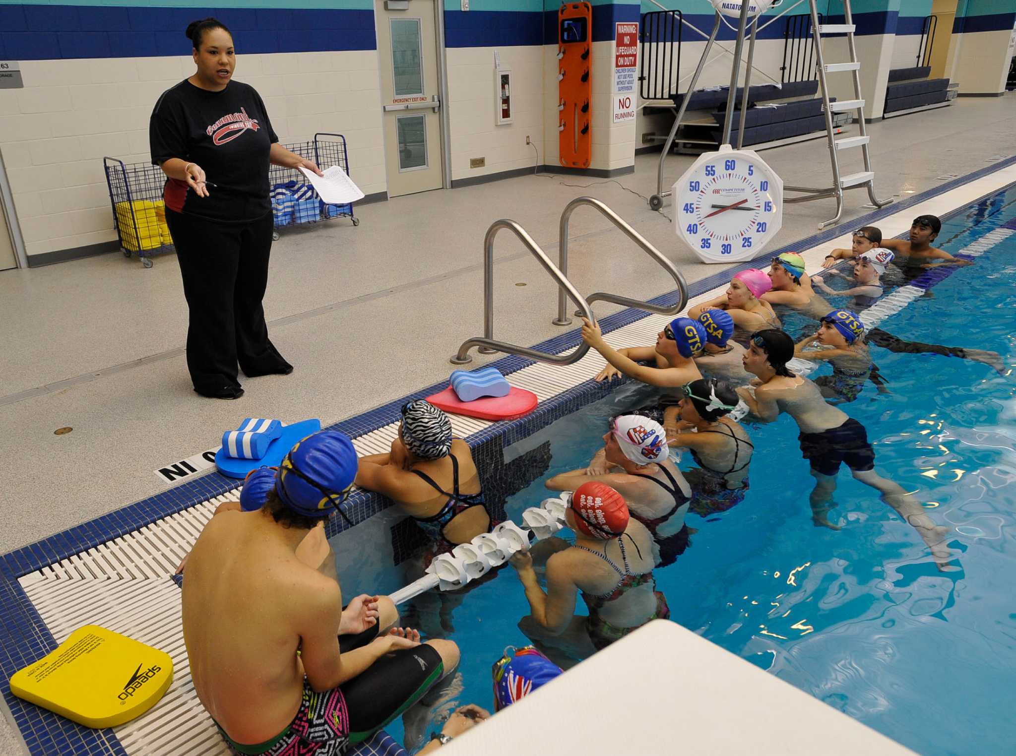 Competitive swimming growing locally