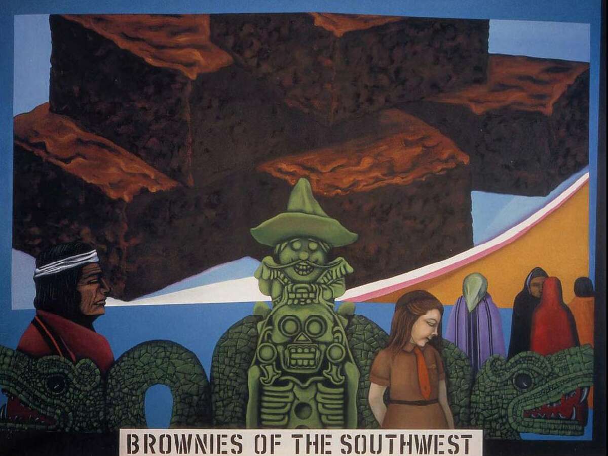 "Humanscape 62 (Brownies of the Southwest)," a 1970 painting, is the second work  by Mel Casas to join the Smithsonian collection.