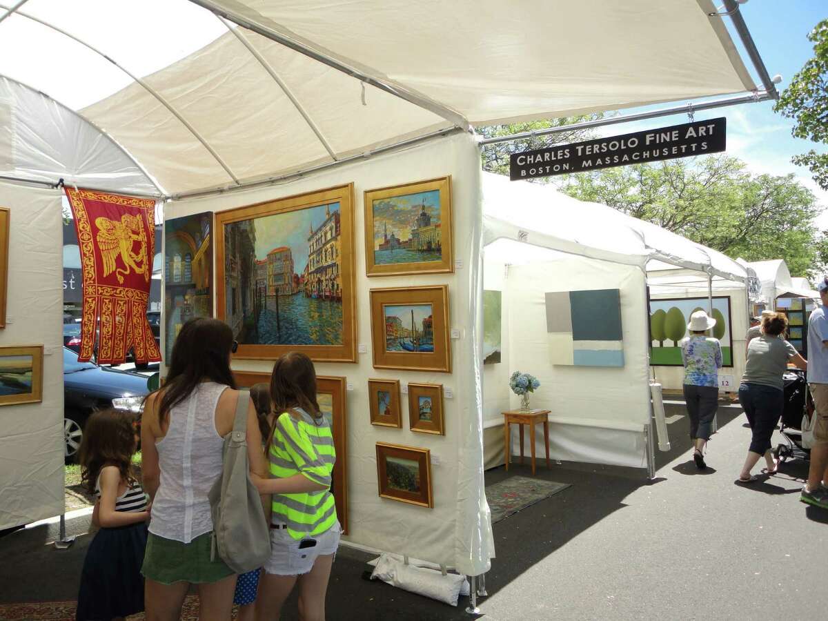 Art works shine on dazzling days in downtown Westport