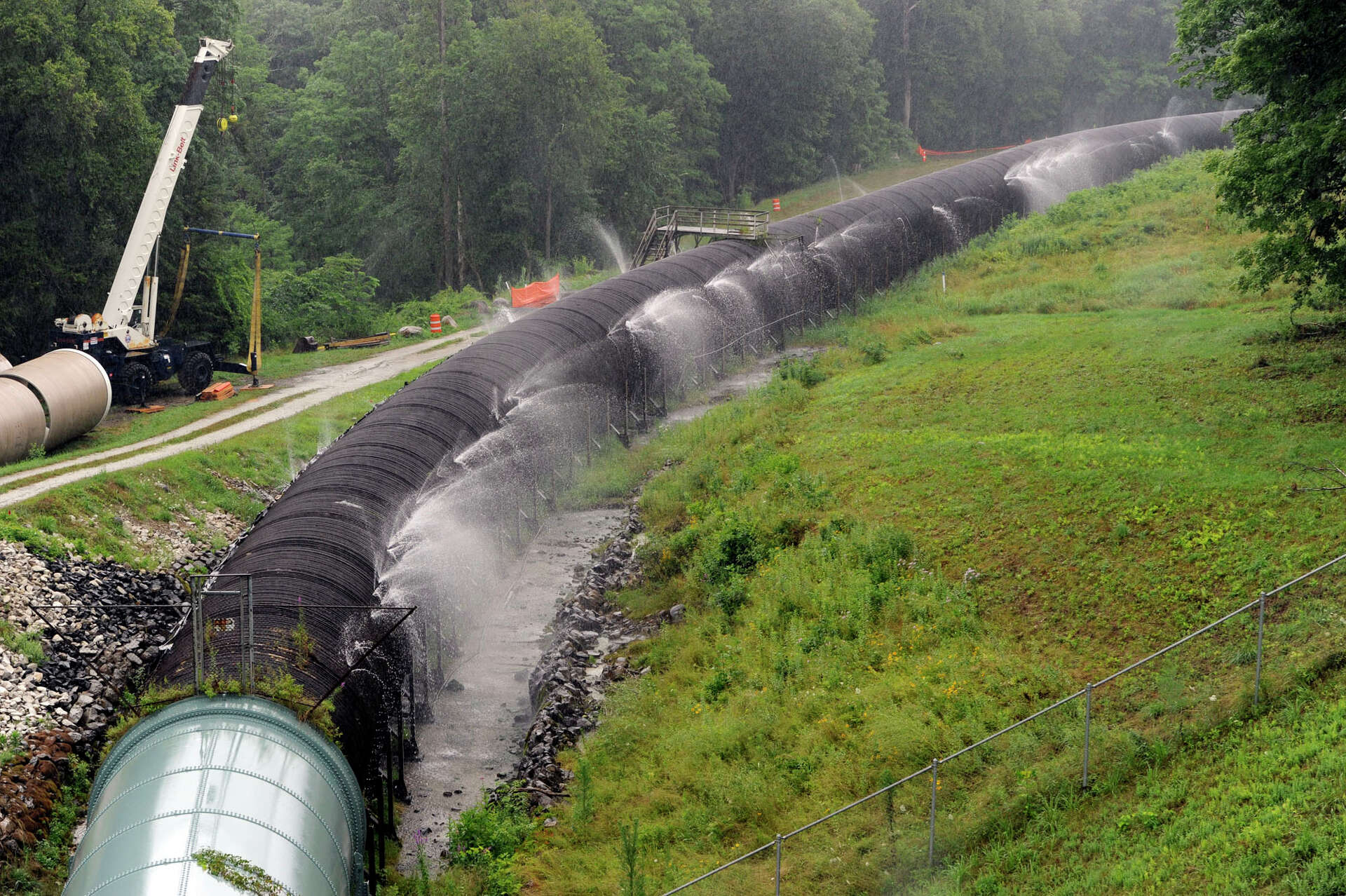 Leaks sprout up and down water pipeline