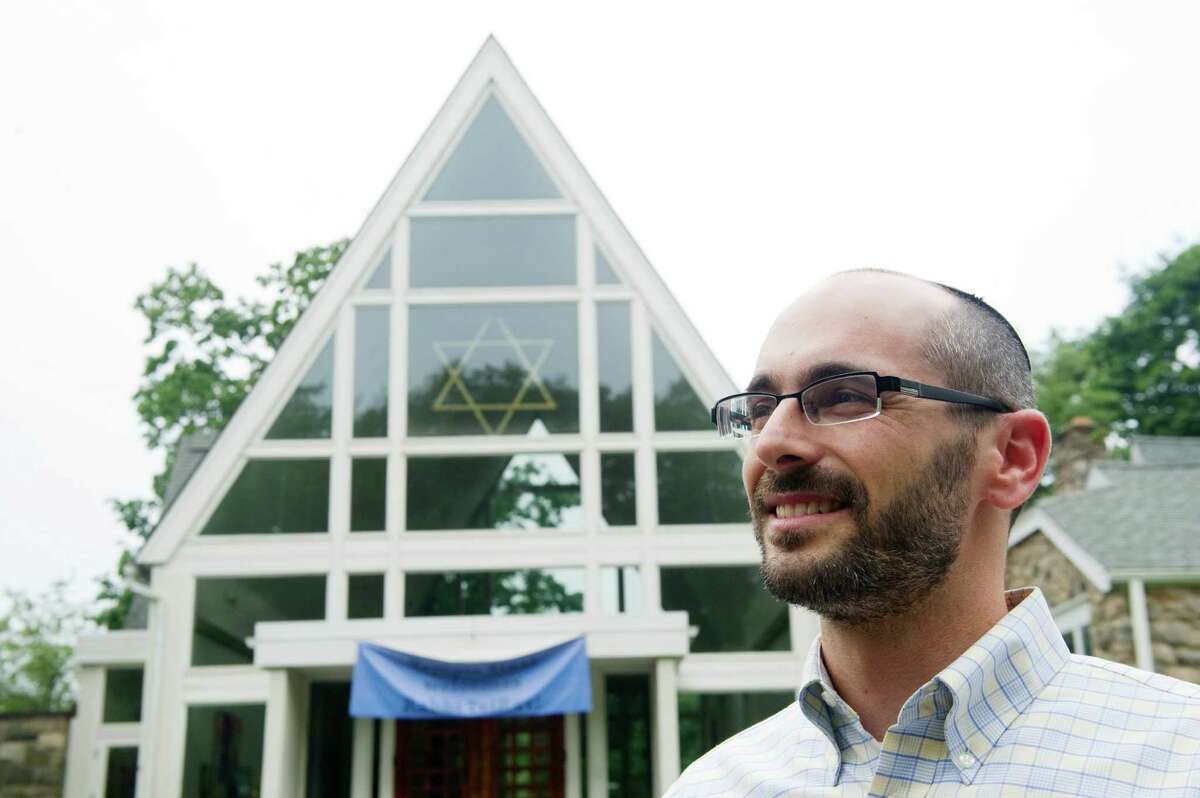 Temple Sinai new Rabbi Jay TelRav photographed at the temple in Stamford, Conn., July 23, 2012.
