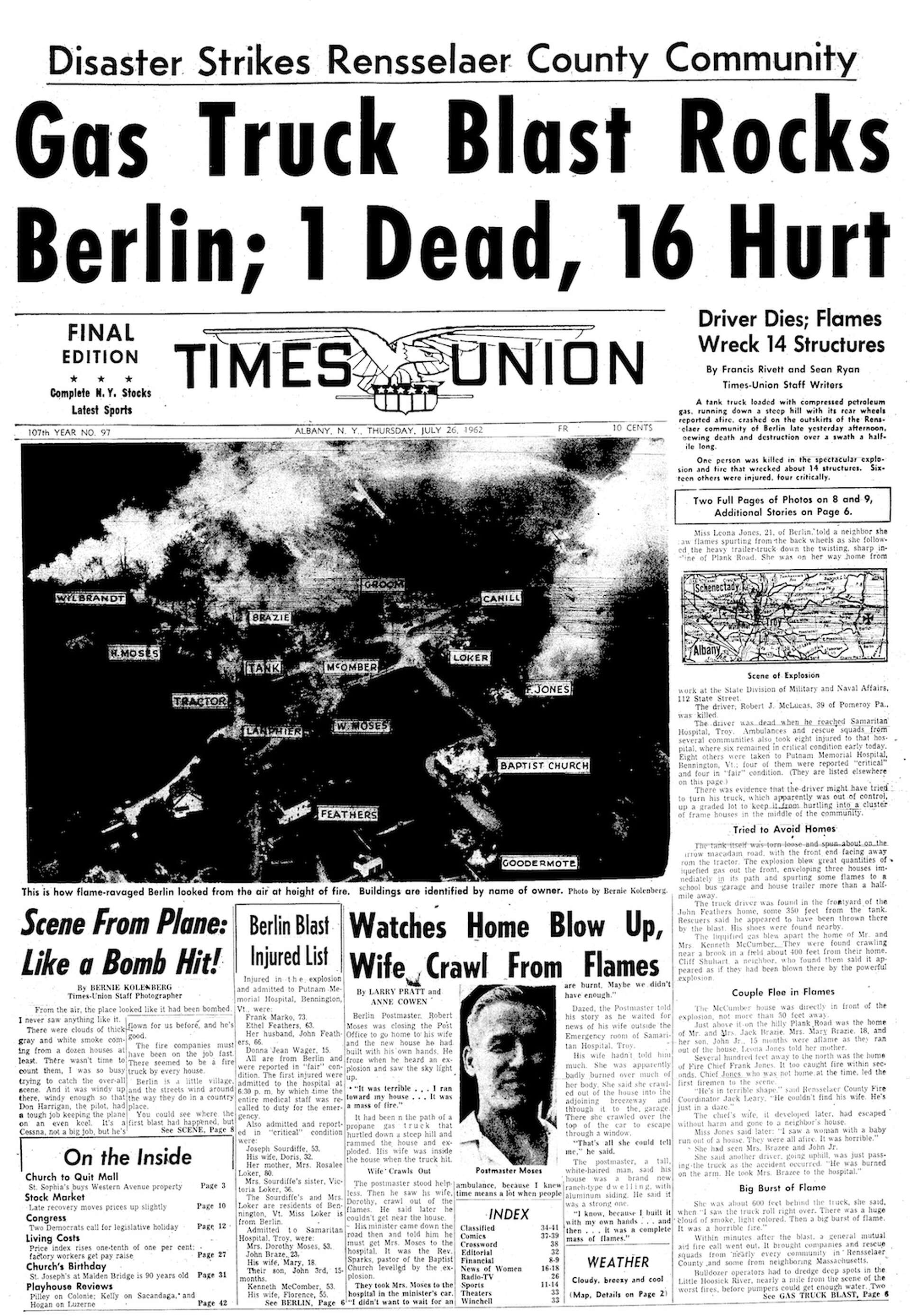 Death rolled in on Plank Road