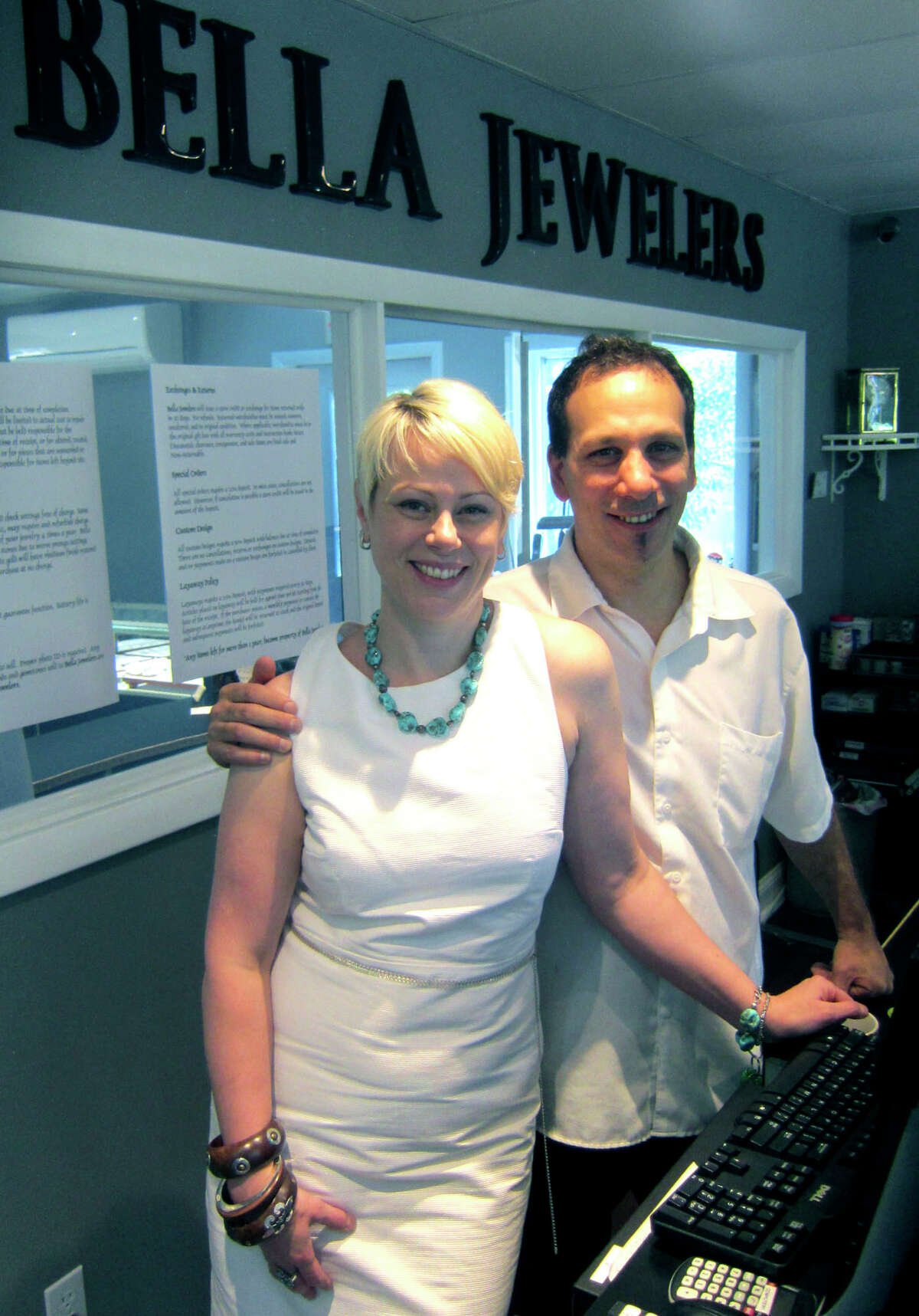 Michelle and Peter Fusaro have settled their Bella Jewelers business comfortably at 214 Danbury Road in New Milford. Bela is now in its 11th year in the community. June 2012