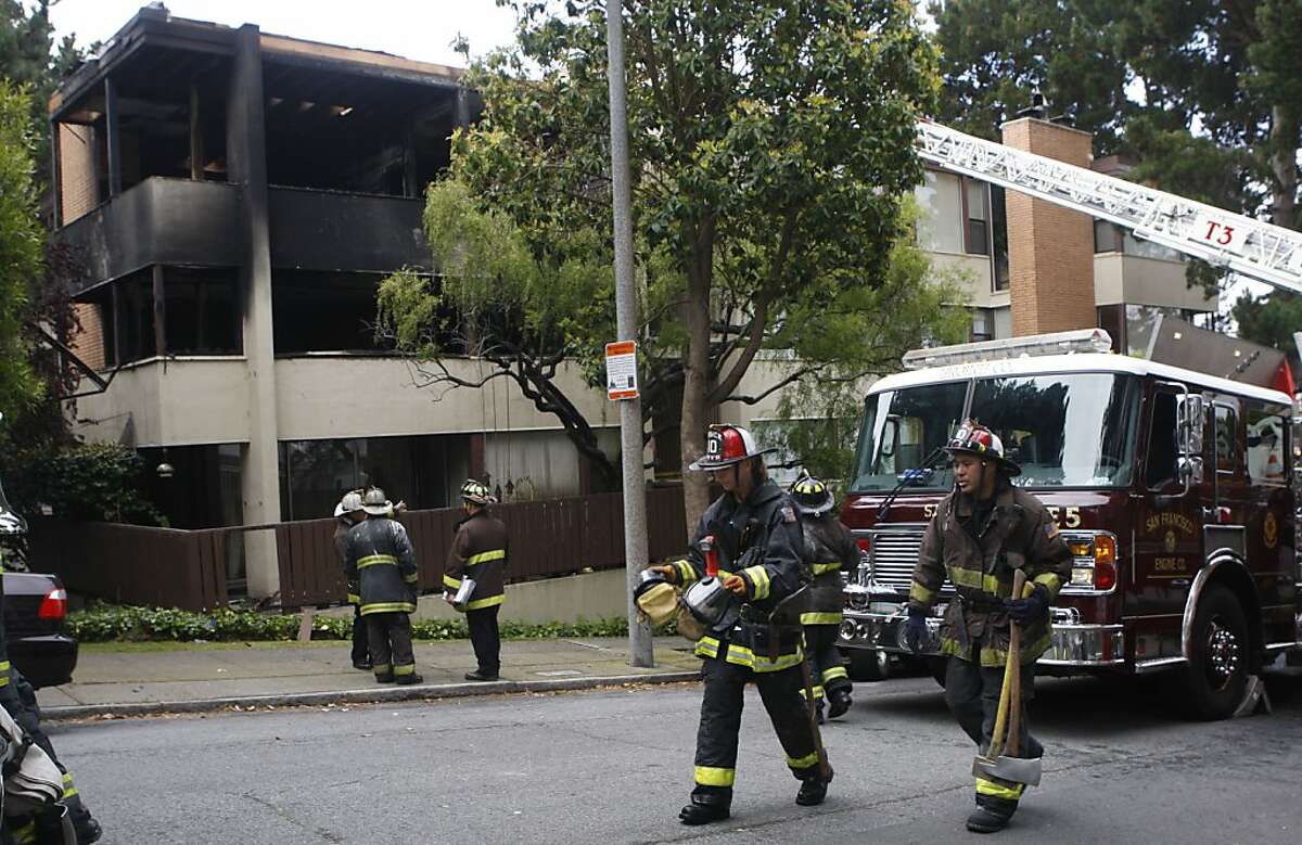 SF apartment fire kills 1, injures 2