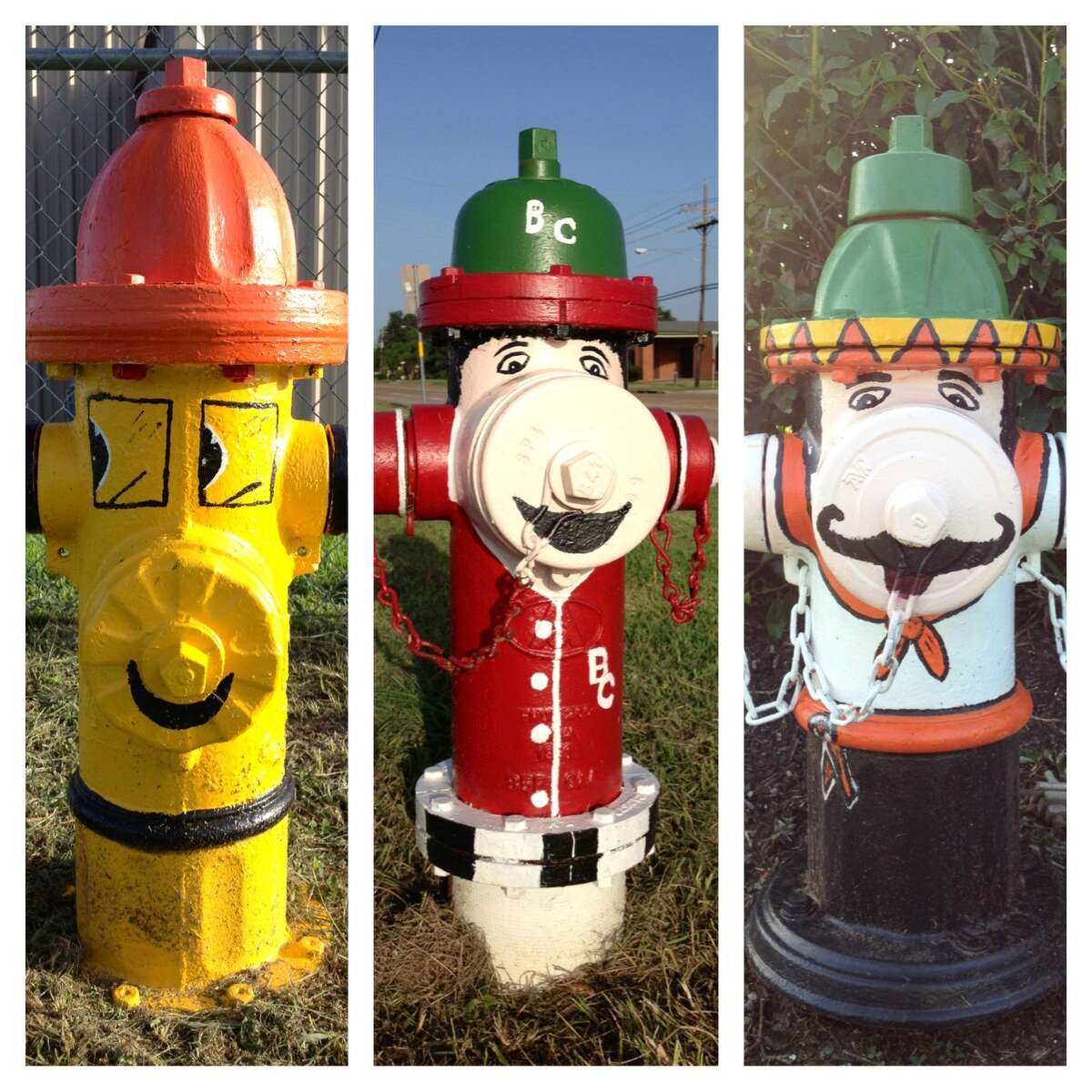 Who is painting the fire hydrants in Bridge City?