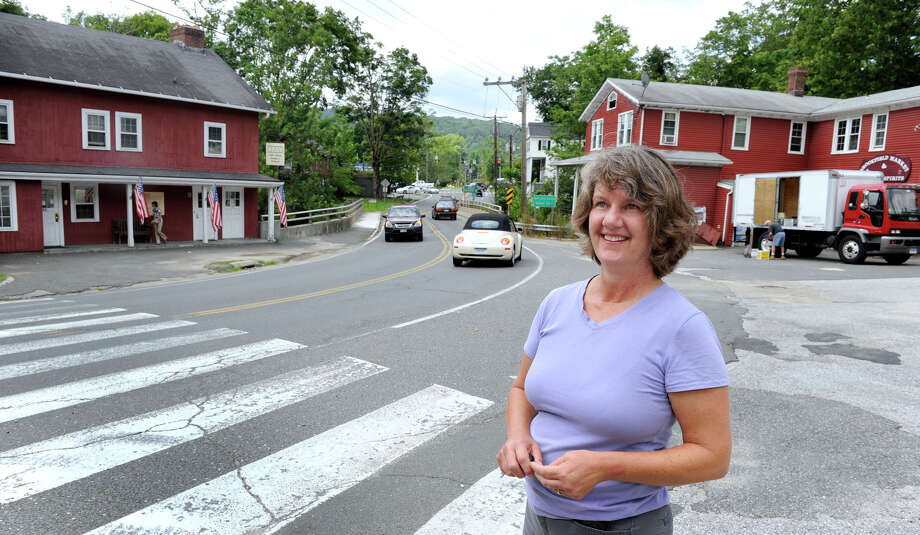 Brookfield S Four Corners Plan A Downtown Reality Newstimes Katherine Daniel Community Development Director For Brookfield Stands Between The Craft Center