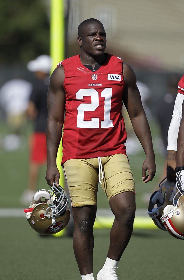 Frank Gore seems happy with Niners' role