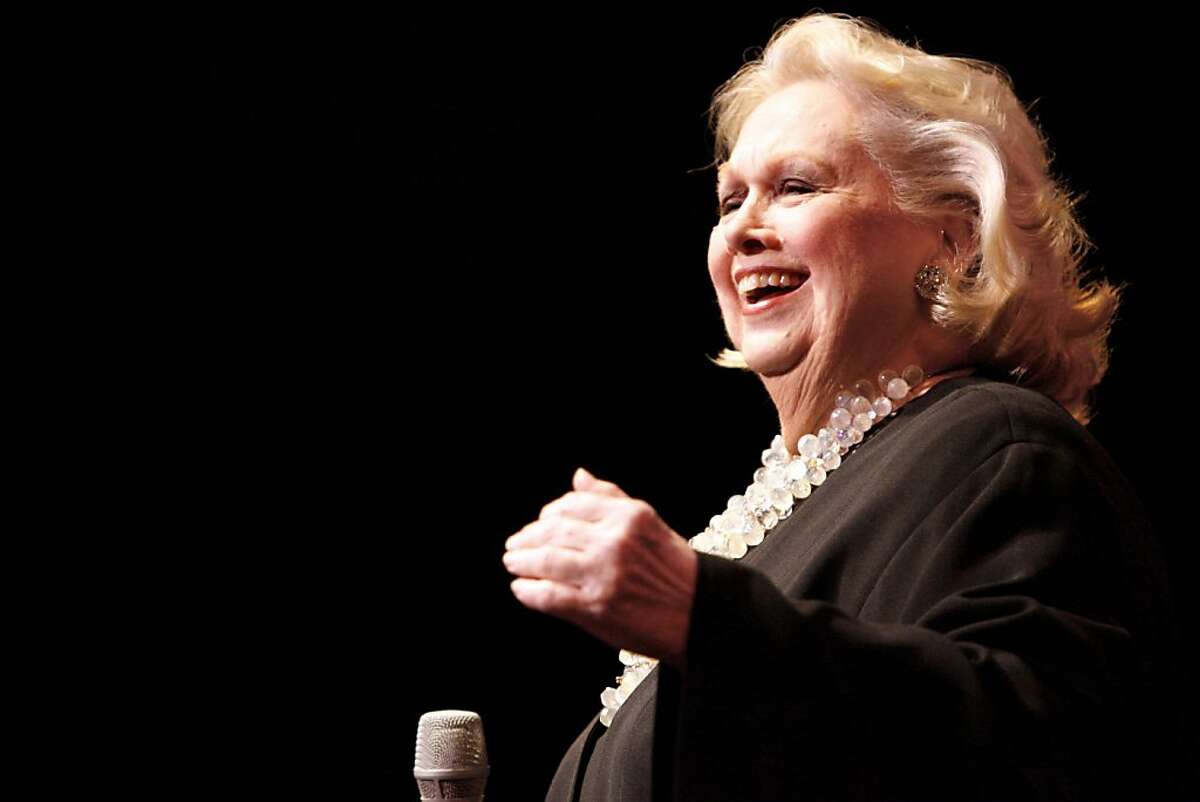 Barbara Cook performs at the 142 Throckmorton Theatre in Mill Valley in 2008. Cook's new solo show, “Let's Fall in Love,” includes such unexpected material as a song by Bay Area favorite Dan Hicks.
