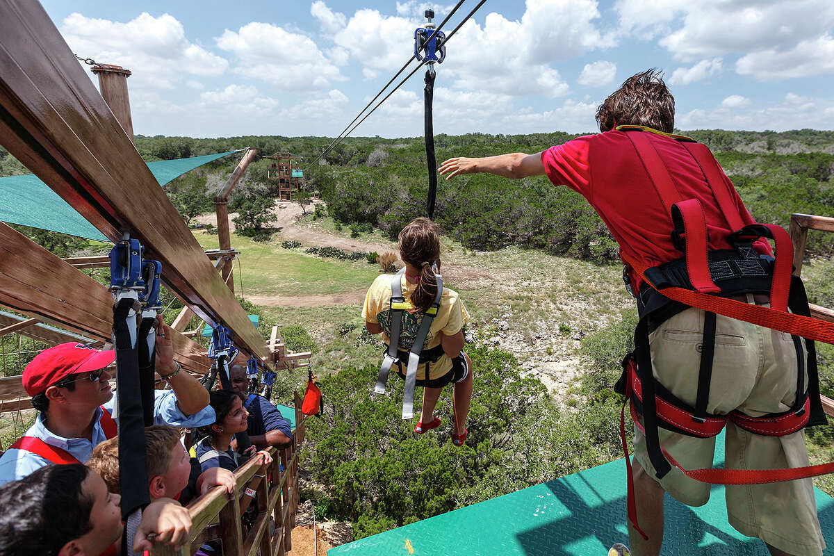 Caverns opens challenge course, zip line