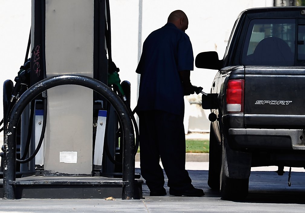 Californians buy less gas