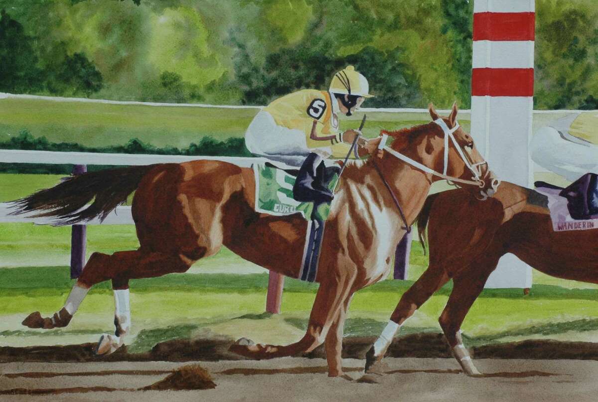 BROOKSIDE MUSEUM THIS PAINTING is among the works by Bob Ewell on display in ?Horses and More? at Brookside, Ballston Spa, starting Friday and running through Nov. 3. There will be an opening reception 5-8 p.m. Friday.
