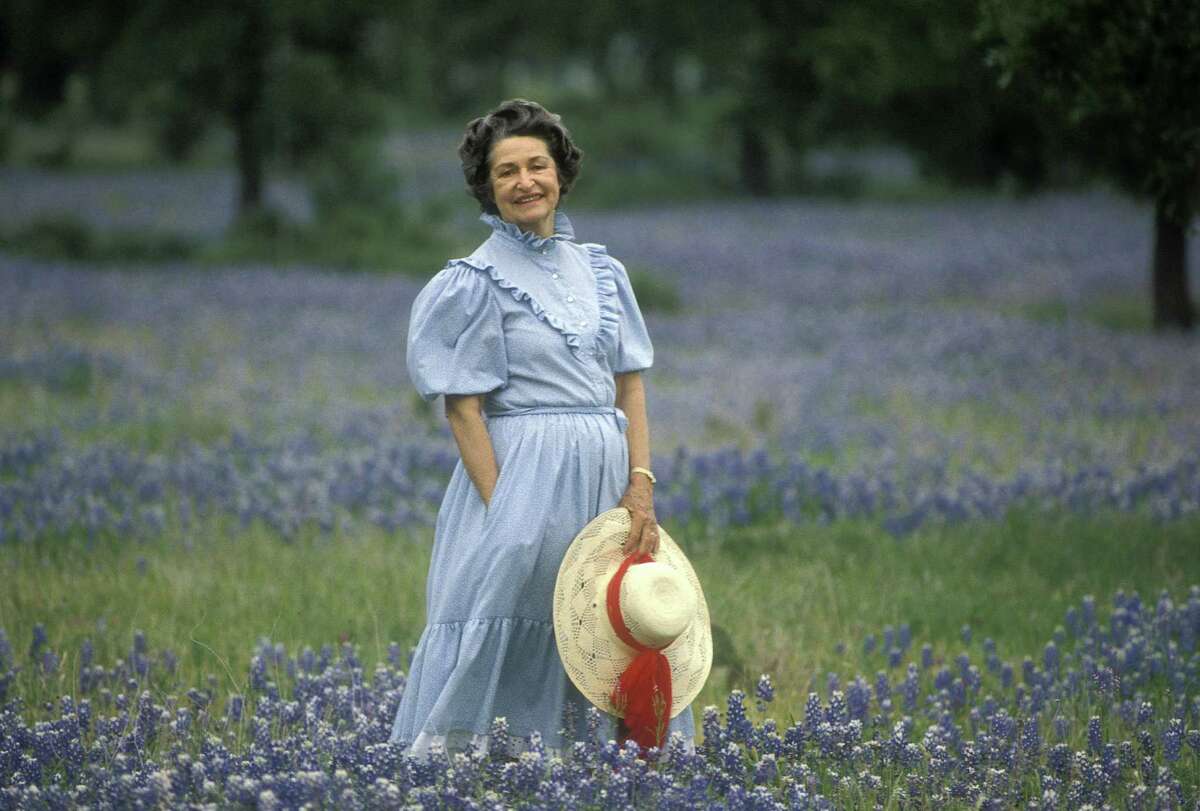 Lady Bird Johnson stamps issued today