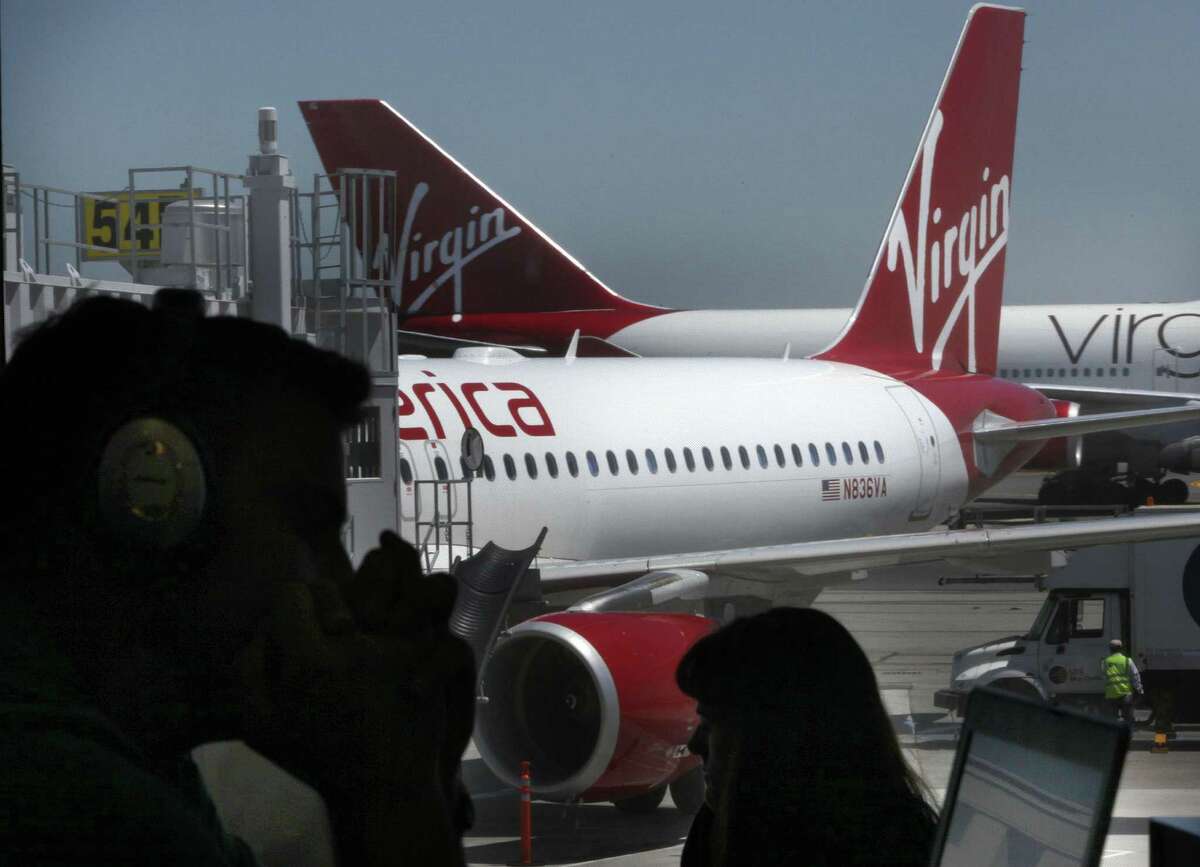 Virgin America of Burlingame, which serves San Francisco International Airport, started service in August 2007.