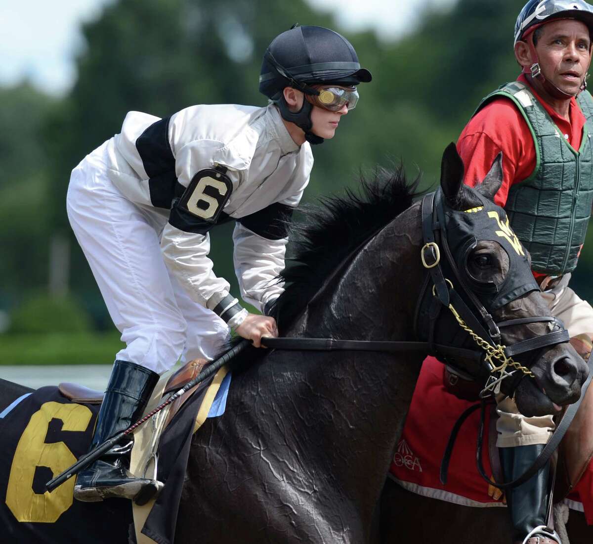 Dylan Davis keeps it in the family at Saratoga