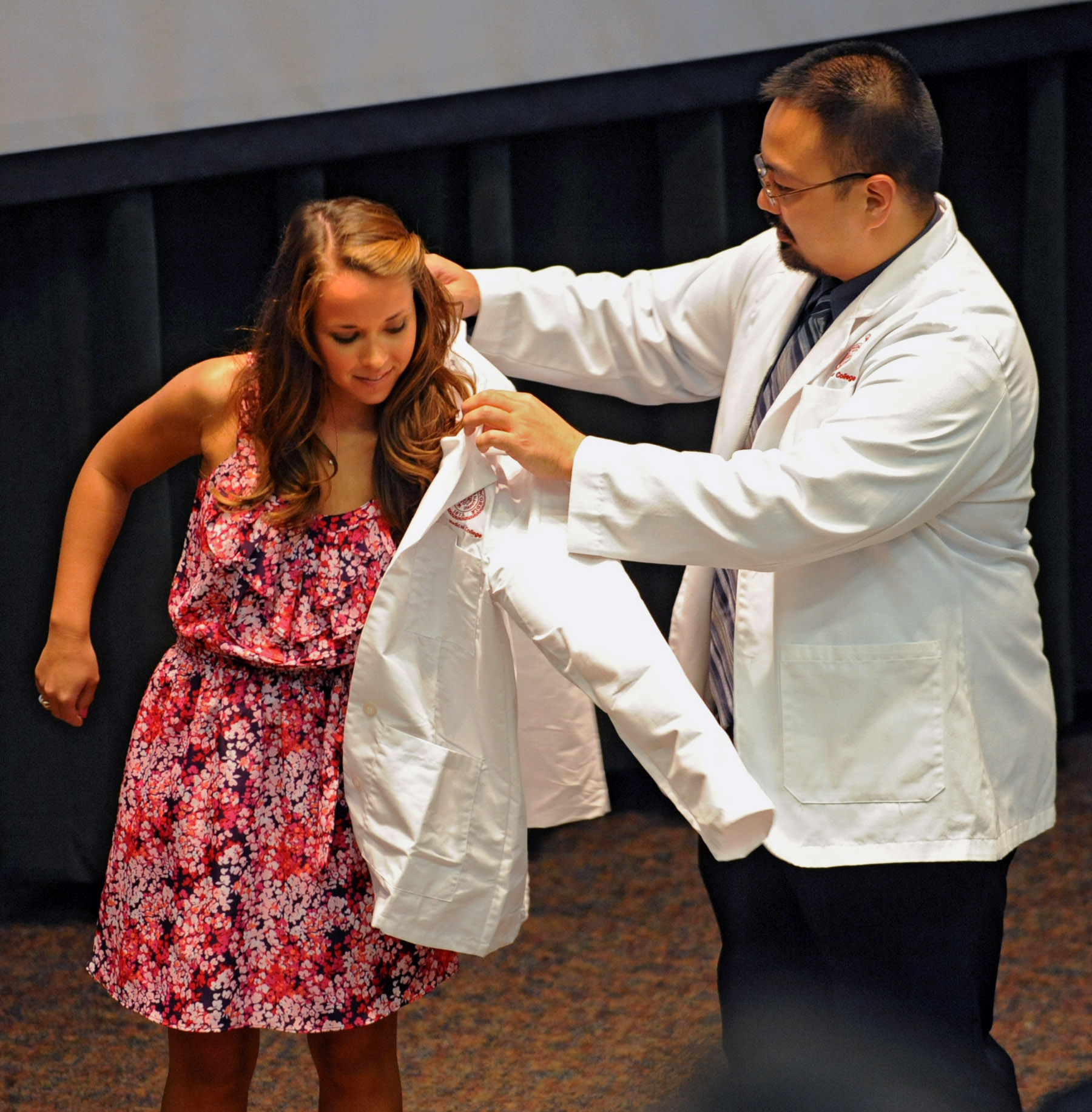 white coat ceremony outfit men