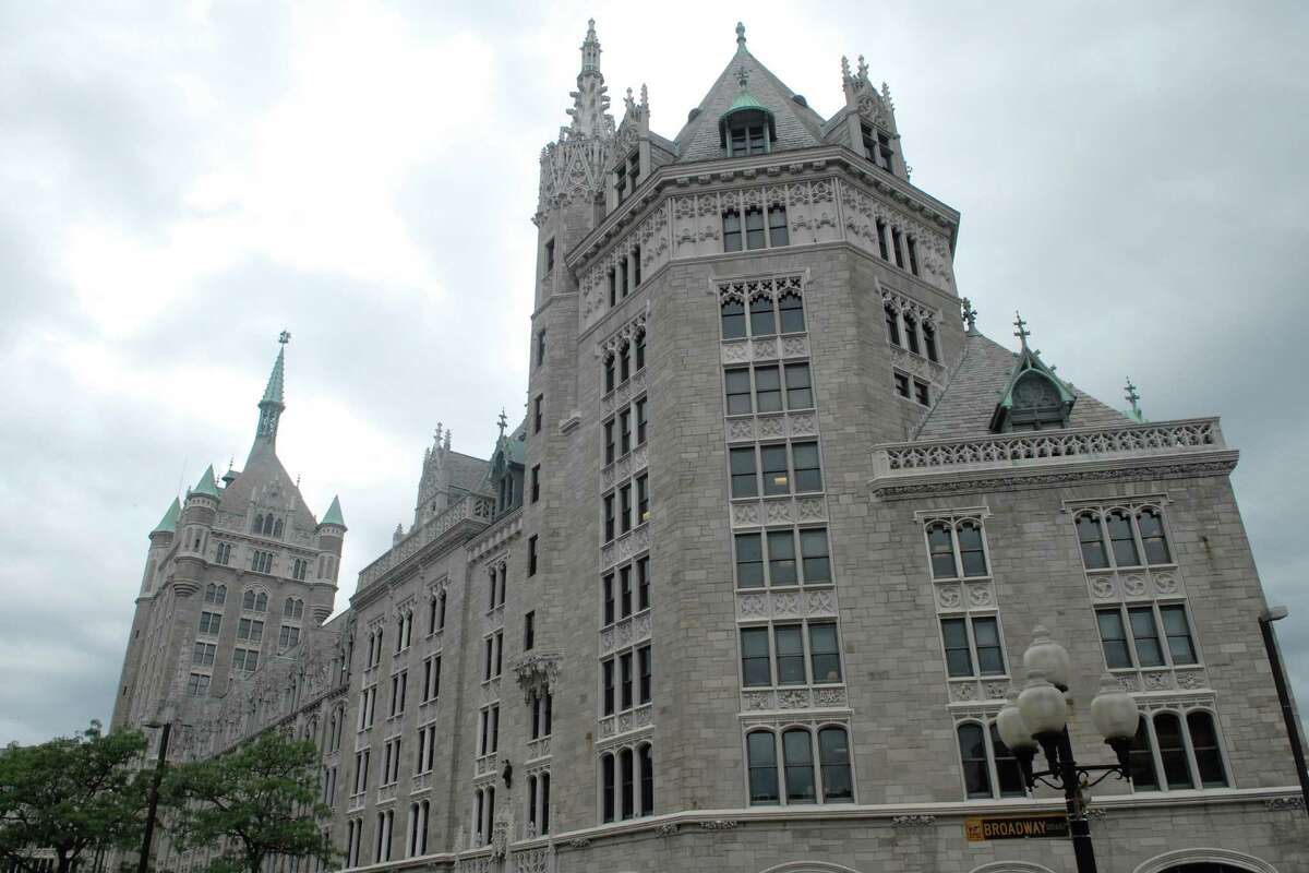 Gov. Kathy Hochul and the SUNY Board of Trustees announced Tuesday afternoon that, effective immediately, the State University of New York -- whose central administration building in downtown Albany, N.Y. is pictured -- will stop withholding transcripts from students with outstanding tuition balances.